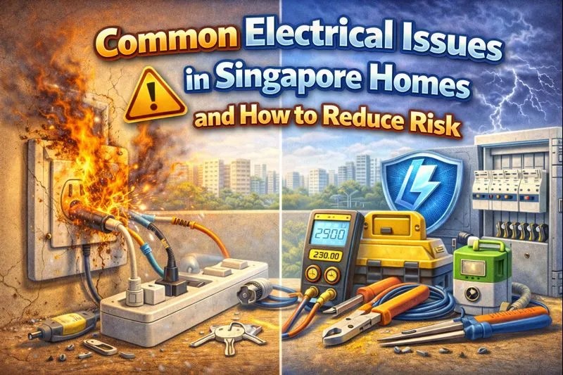 Common Electrical Issues in Singapore Homes and How to Reduce Risk