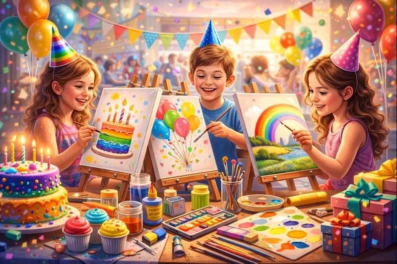 Why Celebration Painting Is the Best Birthday Activity